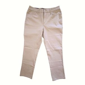 Gloria Vanderbilt Amanda Slim Leg Classic Rise Tan Jeans size 10S